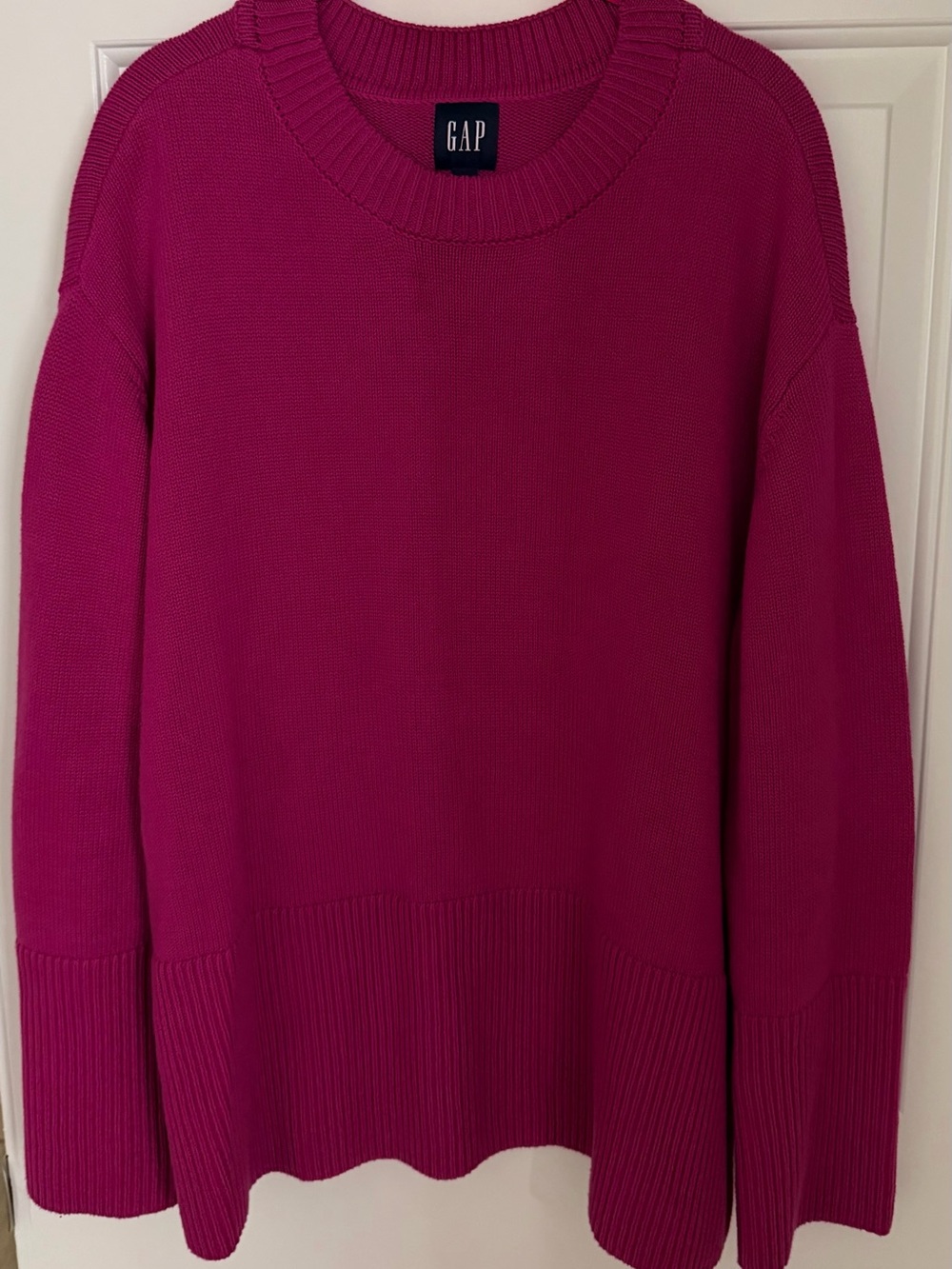 GAP Bright Fuchsia Crewneck Sweater